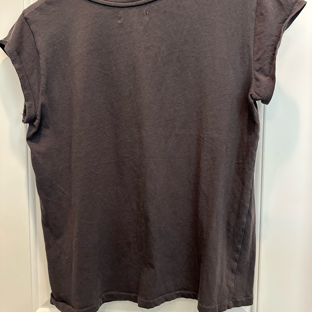 Madewell Black Graphic Tee with Mountain Design - Picture 4 of 7